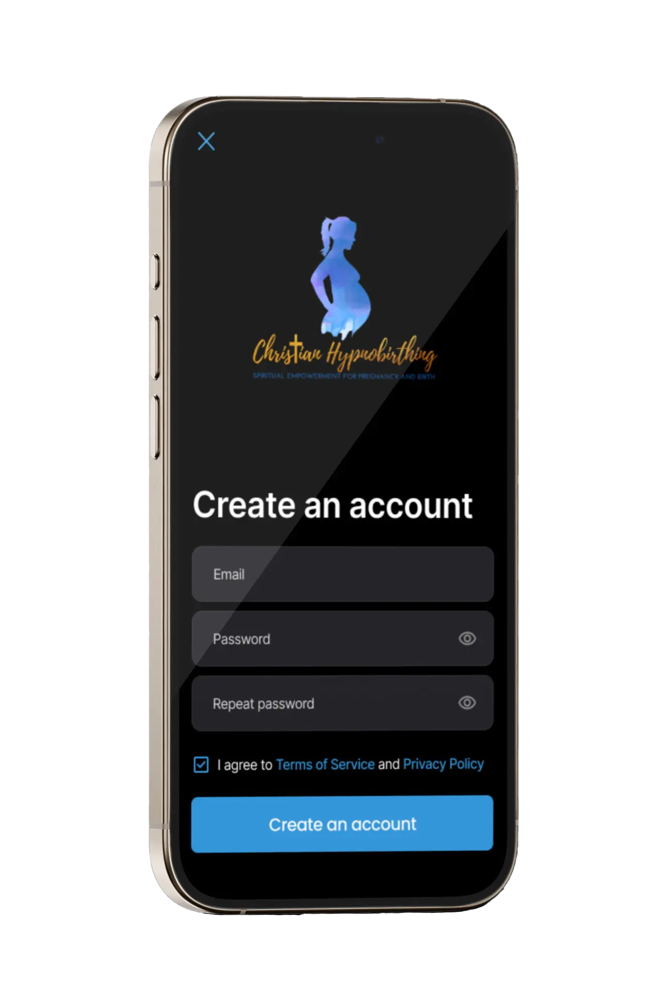 Christian hypnobirth Project Mockup